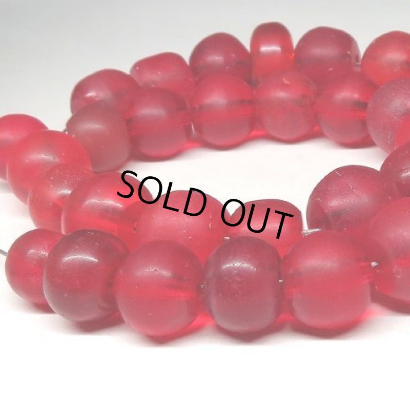 レッドクリアボヘミアン短連