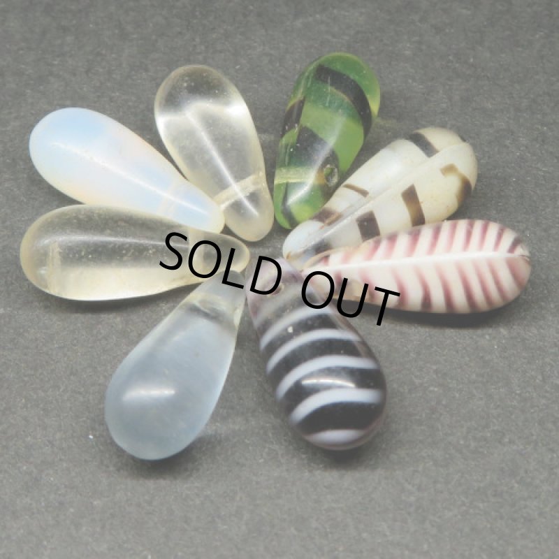 涙の雫型　ウェディングビーズ　8個セット