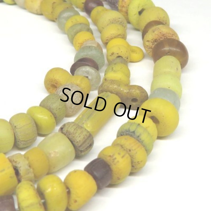 黄色インドパシフィックビーズ連