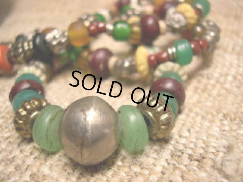 トゥアレグ族シルバービーズ少し小さめ