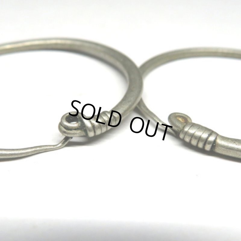 トゥアレグ族シルバーピアス 2個セット