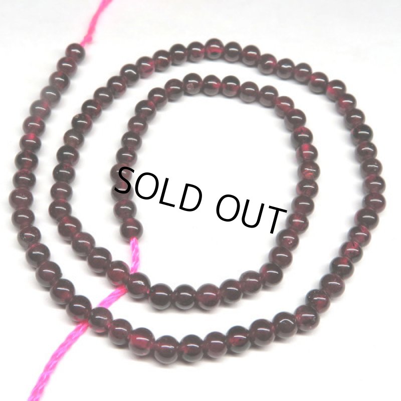Garnet ガーネット丸玉連 3.5mm
