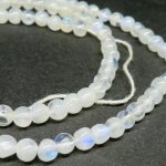 Moonstone　ムーンストーン丸玉連　4mm