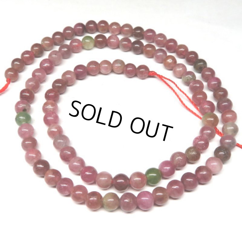 Tourmaline トルマリン丸玉連 5mm