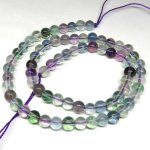 Fluorite　フローライト丸玉連　6mm