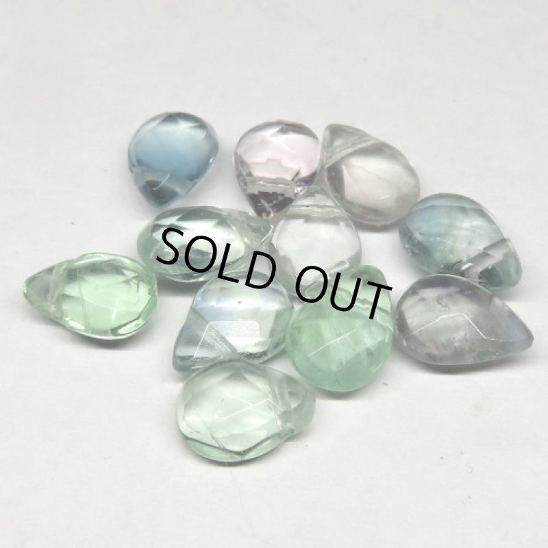 Fluorite フローライト涙型 24個