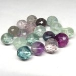 Fluorite　フローライト　カット玉　18個