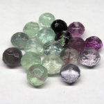 Fluorite　フローライト　カット玉　18個