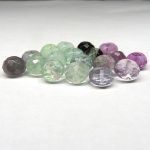 Fluorite　フローライト　カット玉　18個