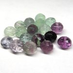 Fluorite　フローライト　カット玉　18個