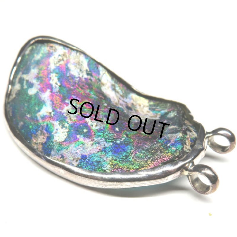 古代ガラス残欠ペンダントトップ