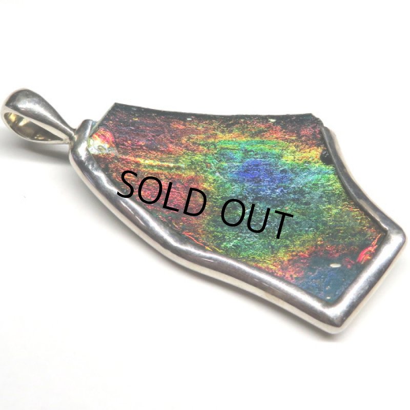 古代ガラス残欠ペンダントトップ