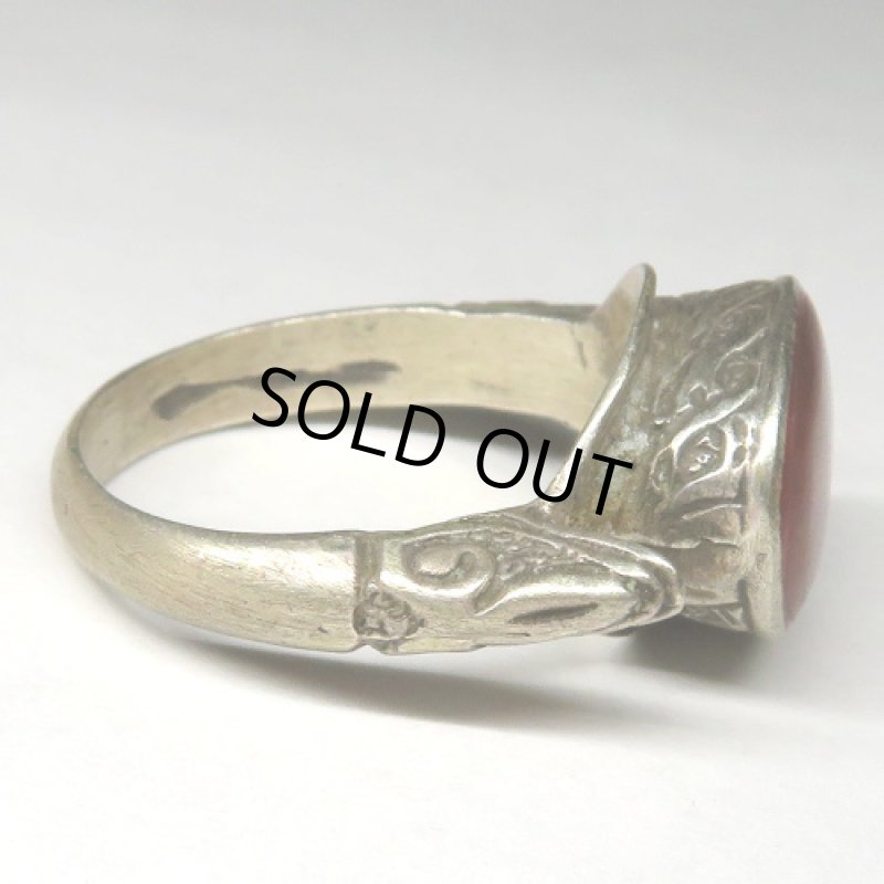 カーネリアンのシルバーリング