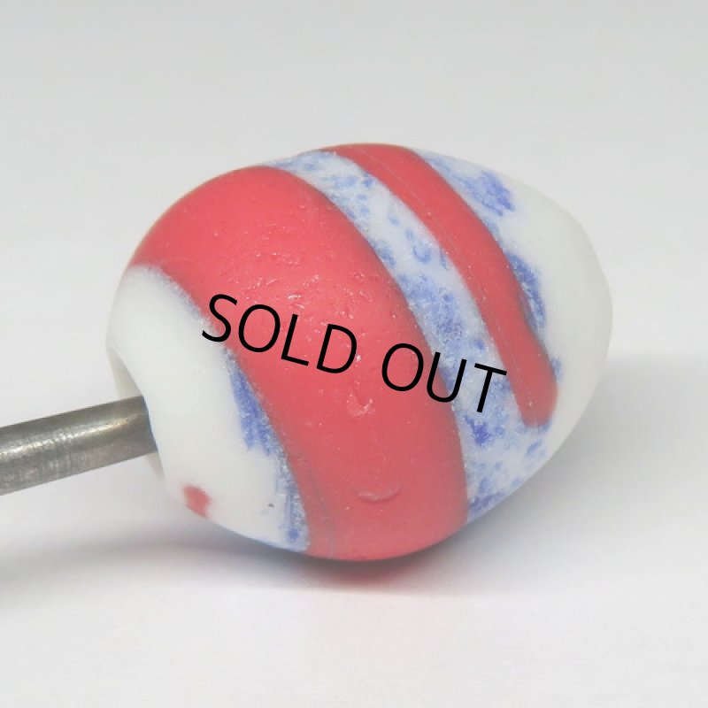 ボヘミアンファンシー　白　赤帯