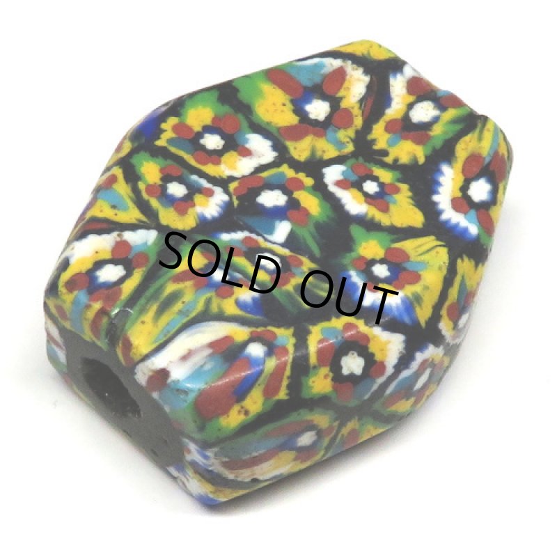 六角形フラットミルフィオリ