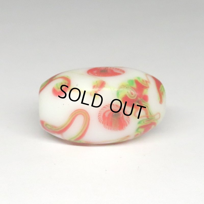 乾隆玉(中国製ミルフィオリ) 白