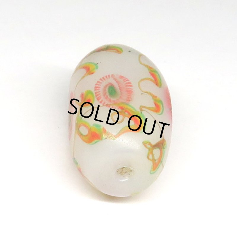 乾隆玉(中国製ミルフィオリ) 白