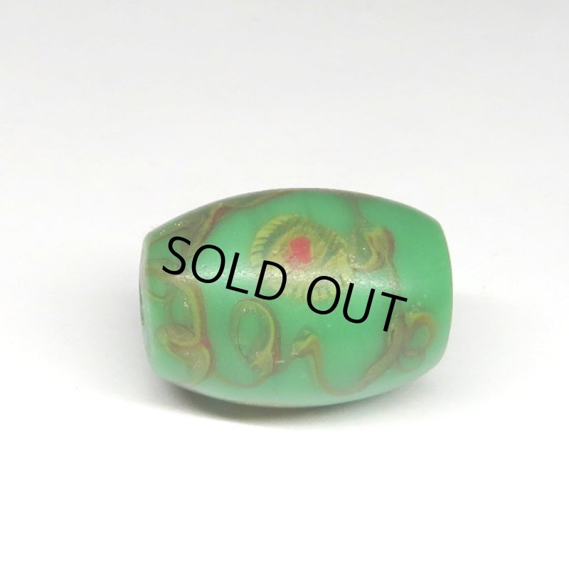 乾隆玉(中国製ミルフィオリ) 緑