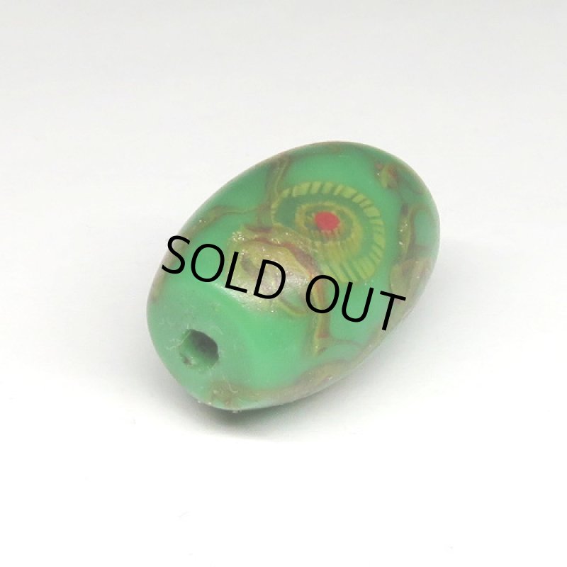 乾隆玉(中国製ミルフィオリ) 緑