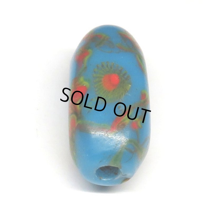 乾隆玉(中国製ミルフィオリ) 青