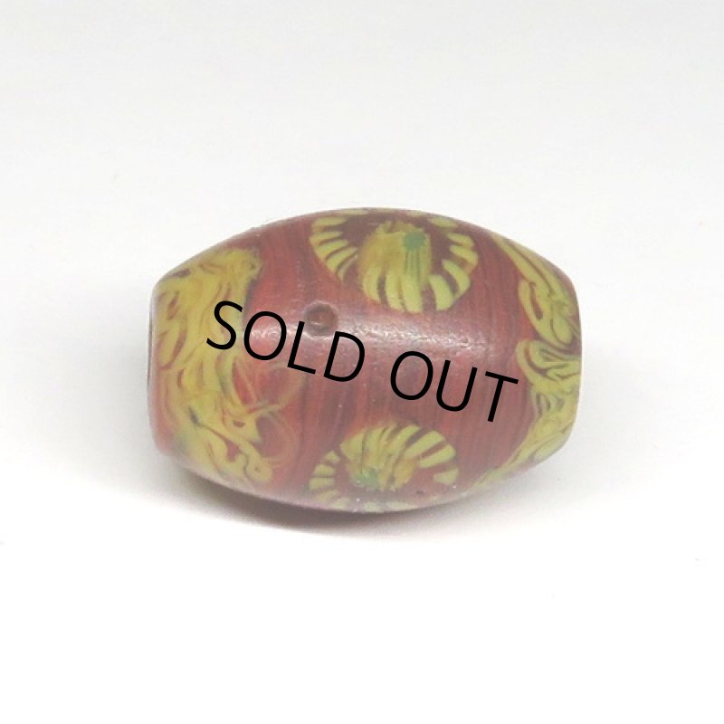 乾隆玉（中国製ミルフィオリ）　茶