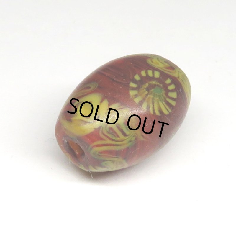 乾隆玉（中国製ミルフィオリ）　茶