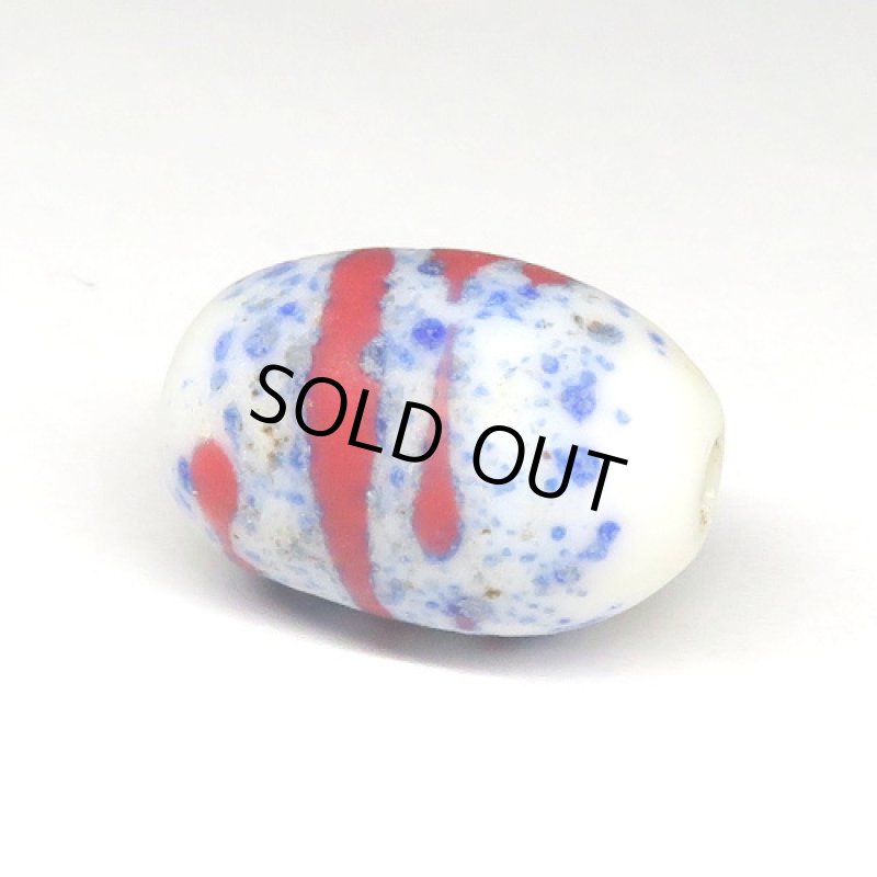 ボヘミアンファンシー　白　赤帯