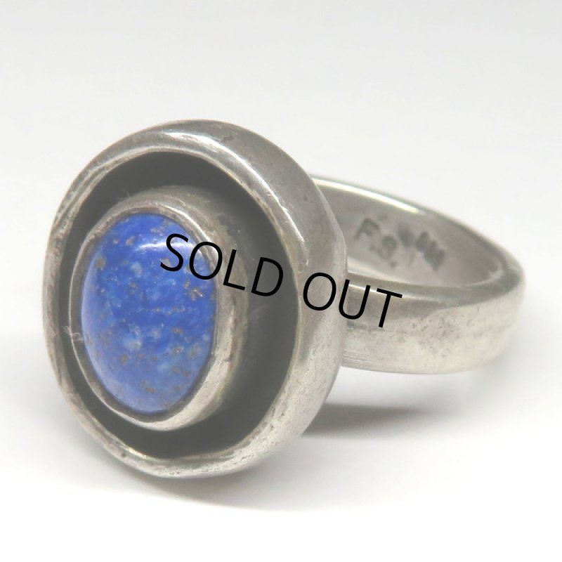 ラピスラズリのシルバーリング