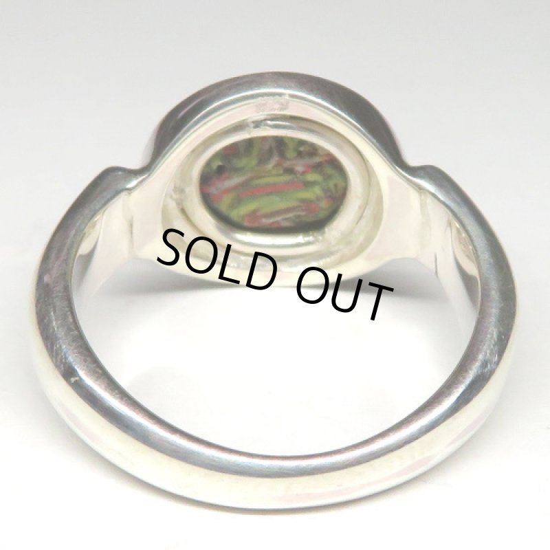 ローマンモザイクのシルバーリング