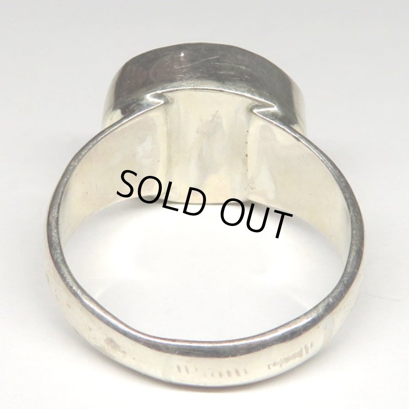 古代ジャワ玉のシルバーリング