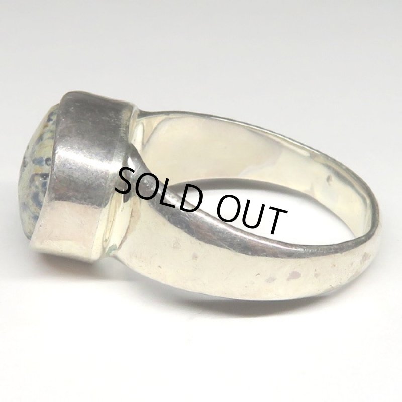 古代ジャワ玉のシルバーリング