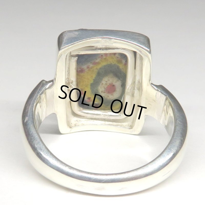 古代とんぼ玉のシルバーリング