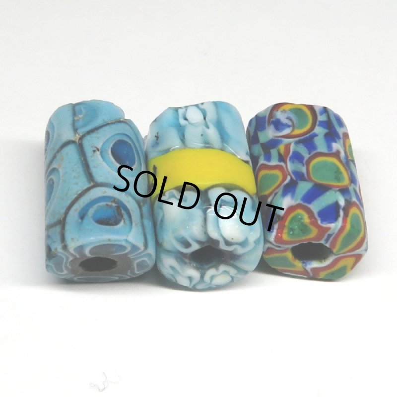 小型ミルフィオリ 3個セット