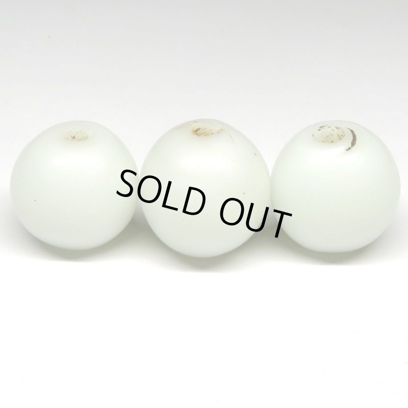 ナガ族白色大玉 3個セット