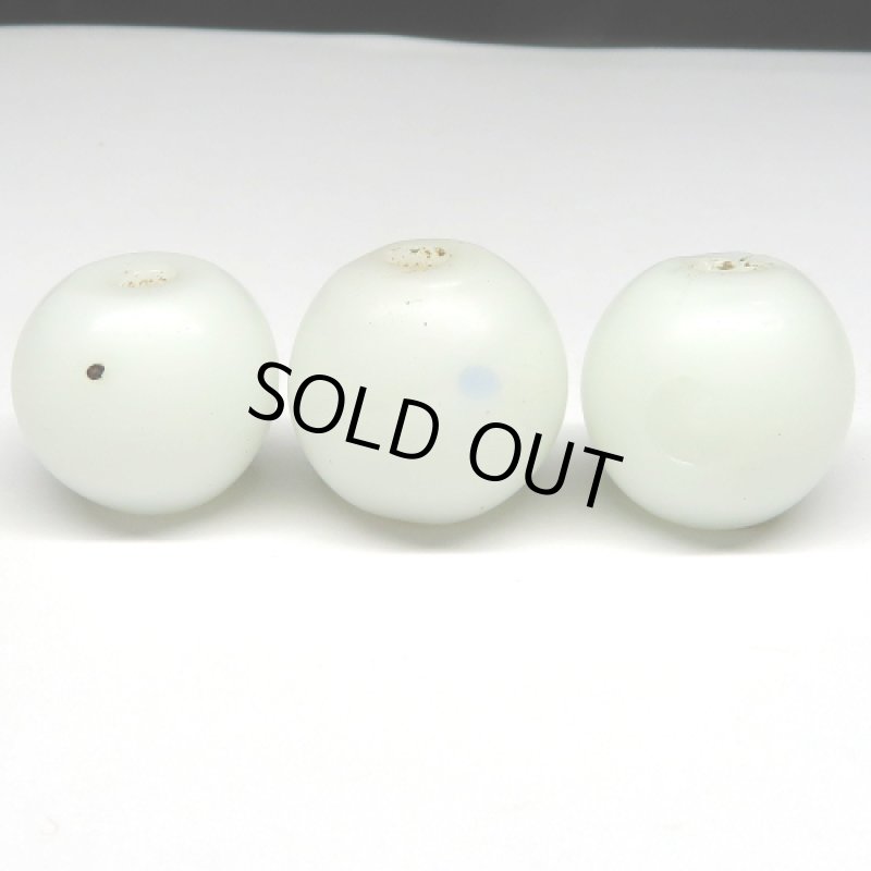 ナガ族白色大玉 3個セット