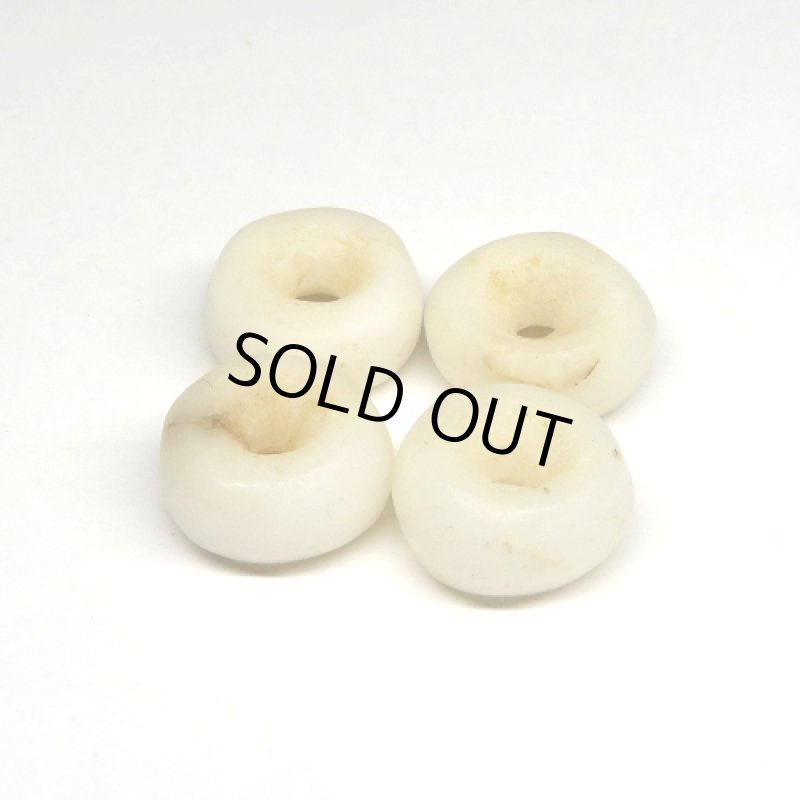 ジュンネ発掘古代乳白水晶ディスク型 4個セット