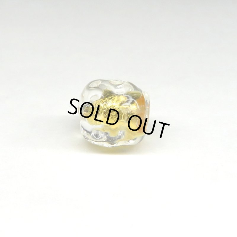 80’sヴィンテージ　金箔ビーズ（複数在庫あり）