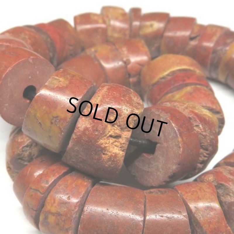 ボーキサイトビーズ太い短連