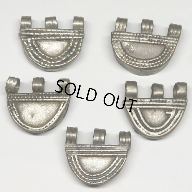 エチオピア銀パーツ　5個セット