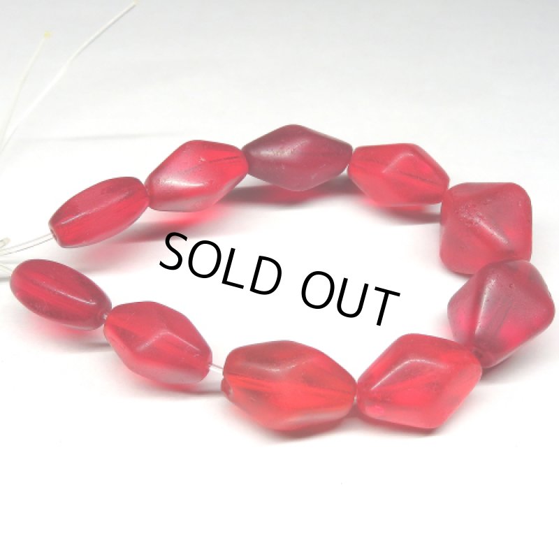 レッドクリア多面体 10個セット