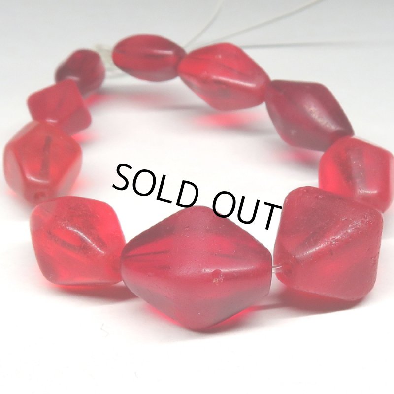 レッドクリア多面体 10個セット