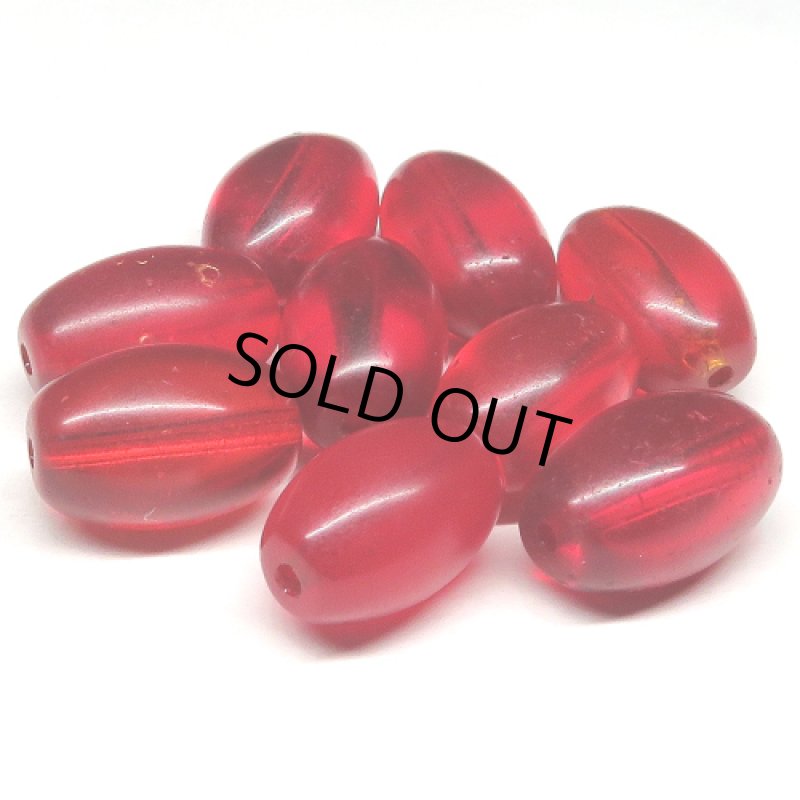 レッドクリア棗型 9個セット