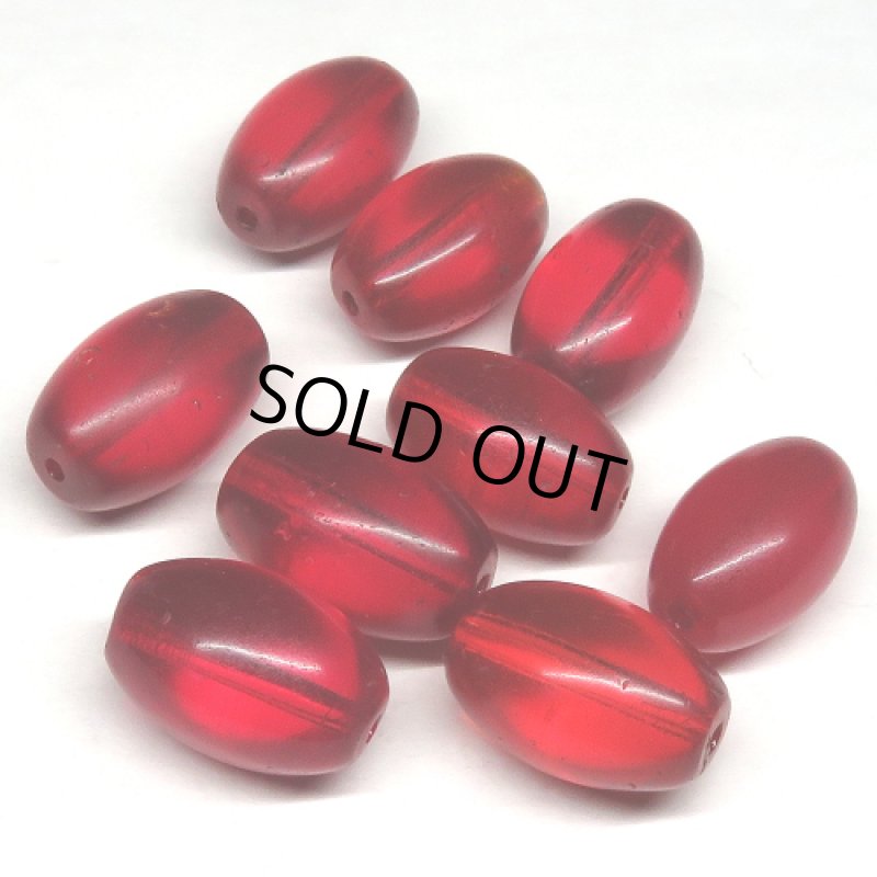 レッドクリア棗型 9個セット