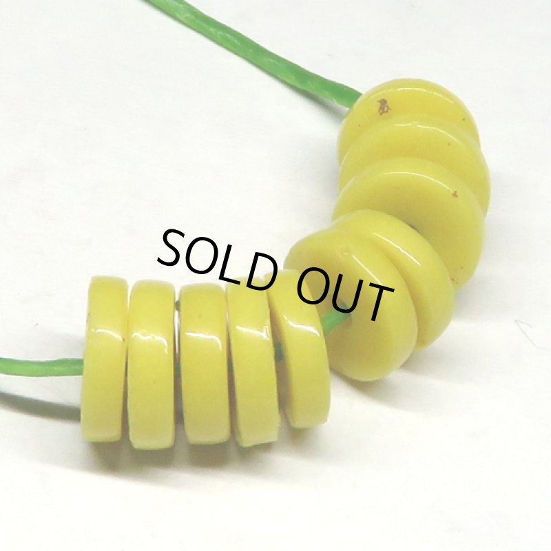 ボヘミアンディスク　黄小10個セット（複数在庫あり）