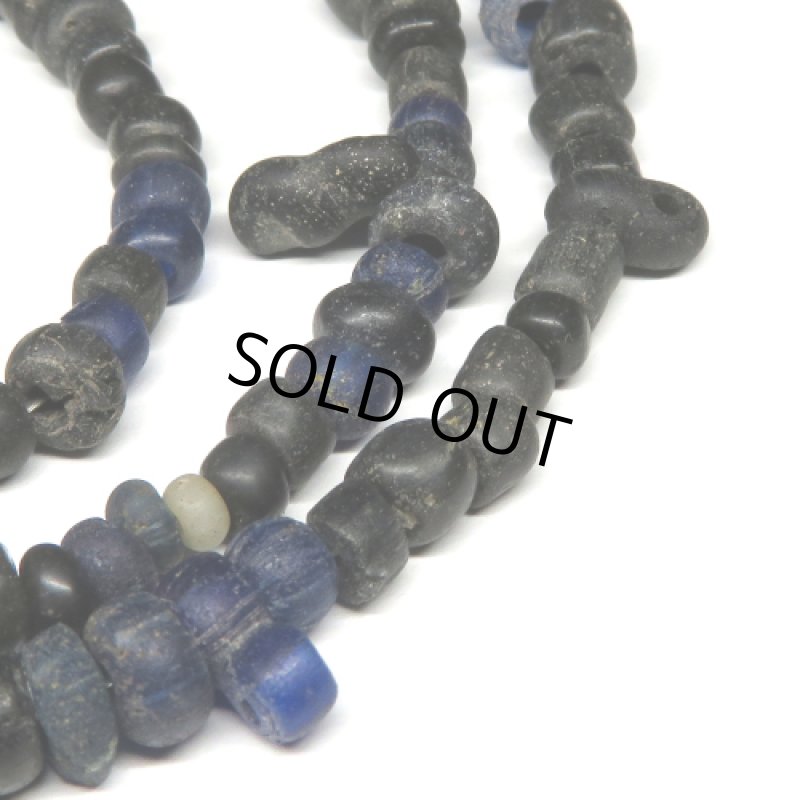 黒インドパシフィックビーズMix連