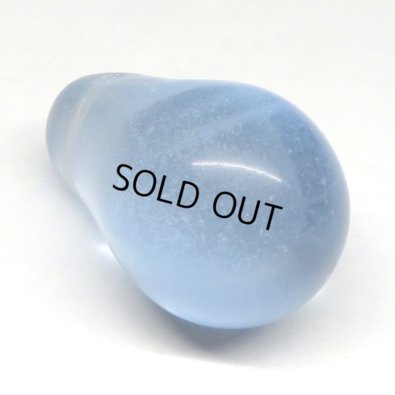 ウェディングビーズ　水色クリア