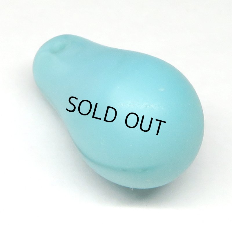 ウェディングビーズ　乳白パールブルー