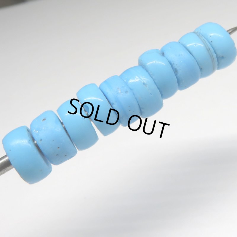 ナガ族ディスク型ブルー 10個セット