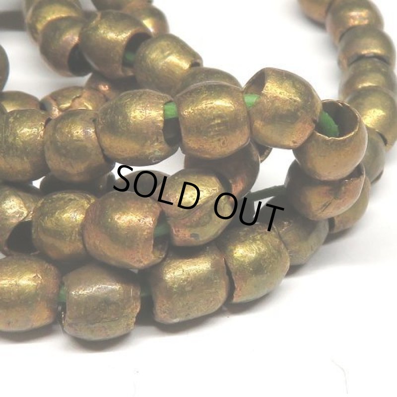 エチオピア真鍮ビーズ 10cm(複数在庫あり)
