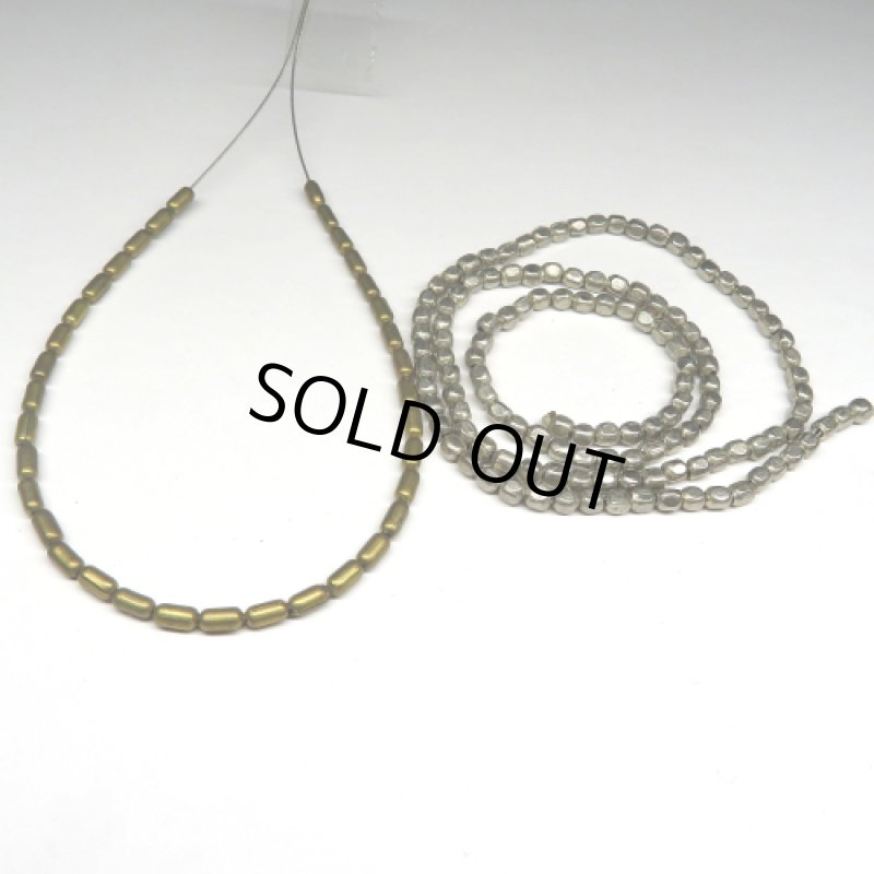 アフリカ金属ビーズ　短連セット